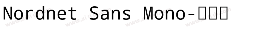 Nordnet Sans Mono字体转换